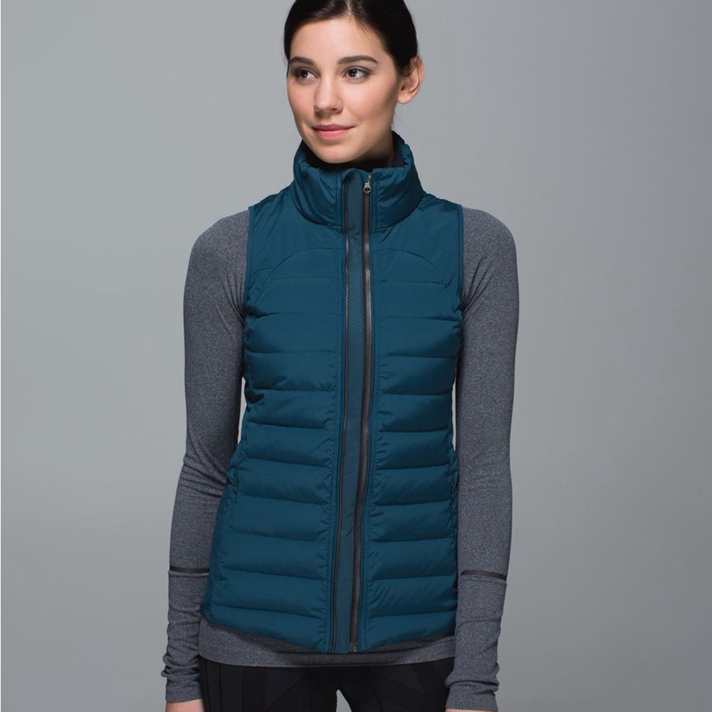 lululemon fluffed up vest EUC